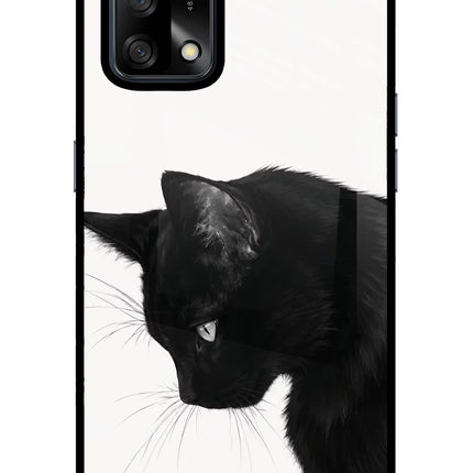 Shadow Gaze Oppo F19/F19s Glass Case Back Cover by Casekaro