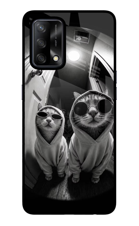 Hood Cats Oppo F19/F19s Glass Case