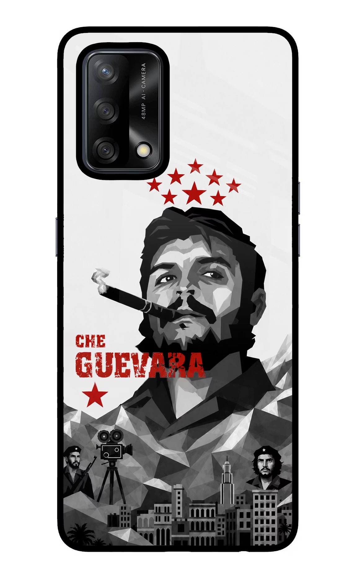 Che Guevara Iconic Oppo F19/F19s Glass Case