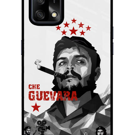Che Guevara Iconic Oppo F19/F19s Glass Case Back Cover by Casekaro