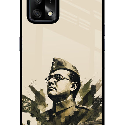 Netaji Rising Oppo F19/F19s Glass Case