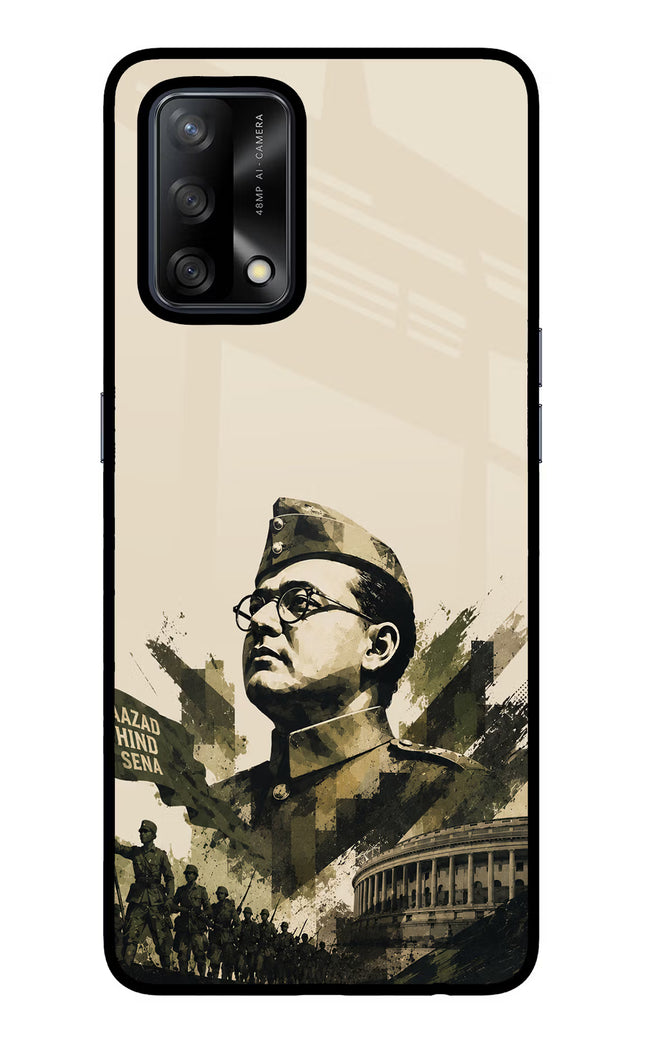 Netaji Rising Oppo F19/F19s Glass Case