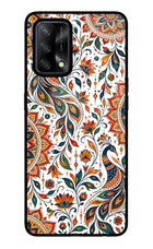 White Mayura Oppo F19/F19s Glass Case