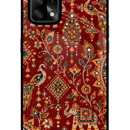 Laal Riwaaz Oppo F19/F19s Glass Case