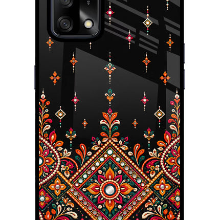 Noir Mehfil Oppo F19/F19s Glass Case