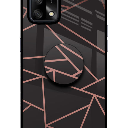 Geometric Pattern Oppo F19/F19s Pop Case by Casekaro