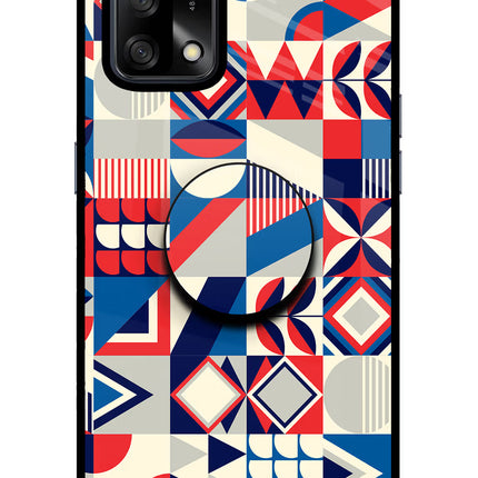 Colorful Pattern Oppo F19/F19s Pop Case by Casekaro