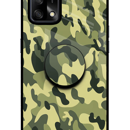 Camouflage Oppo F19/F19s Pop Case by Casekaro