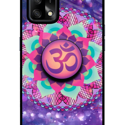 Om Purple Oppo F19/F19s Pop Case by Casekaro