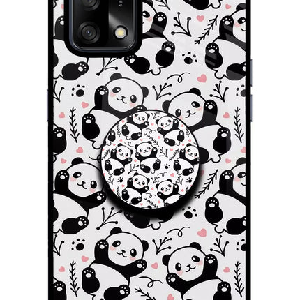 Cute Panda Oppo F19/F19s Pop Case by Casekaro