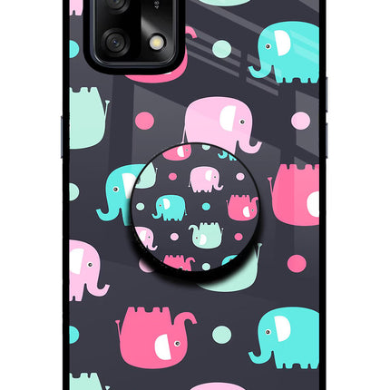 Baby Elephants Oppo F19/F19s Pop Case by Casekaro
