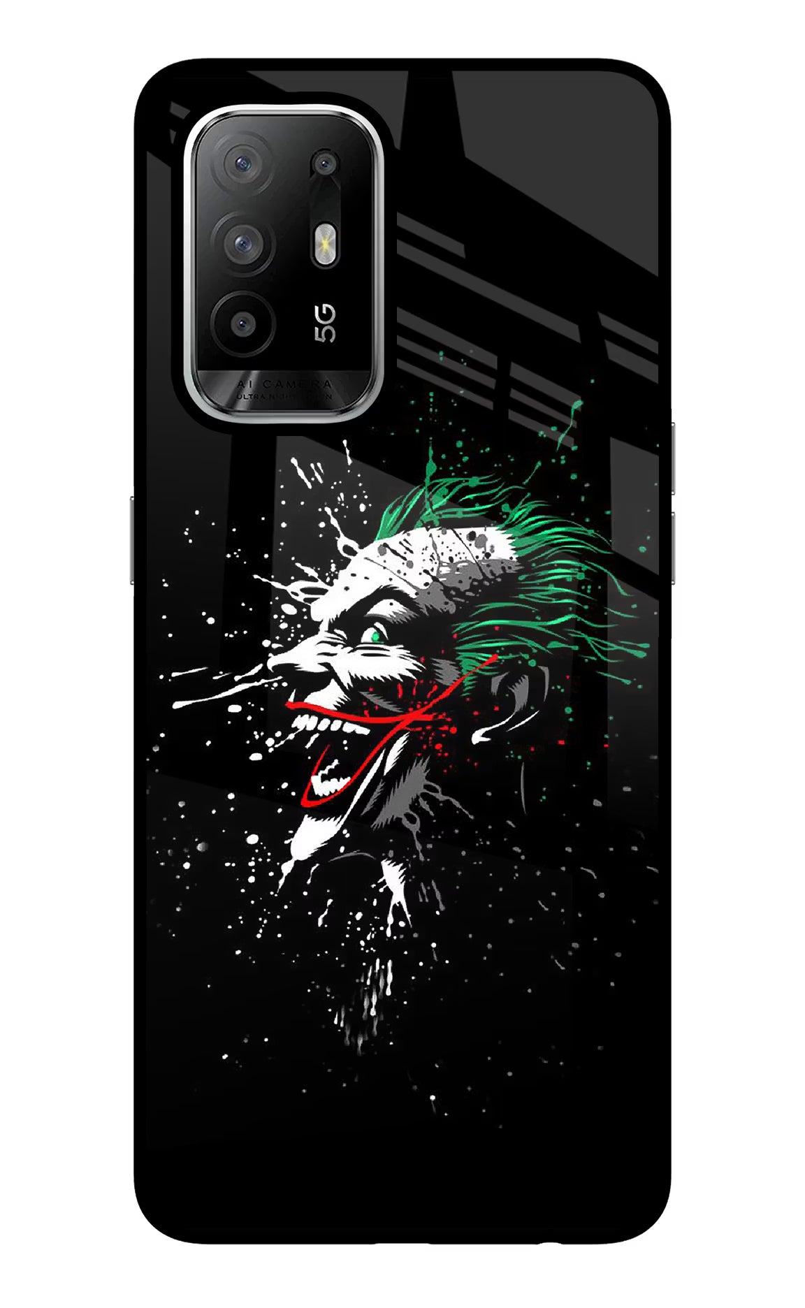Joker Oppo F19 Pro+ Glass Case Back Cover by Casekaro