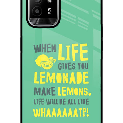Quote Oppo F19 Pro+ Glass Case Back Cover by Casekaro