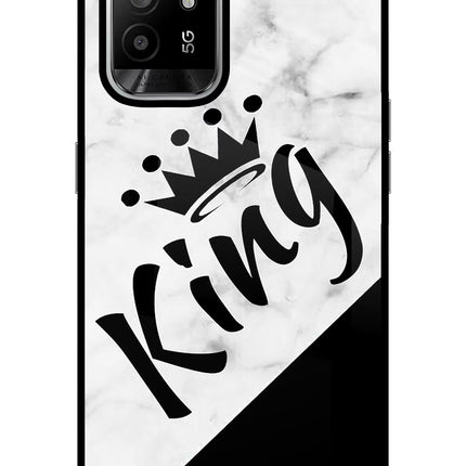 King Oppo F19 Pro+ Glass Case Back Cover by Casekaro
