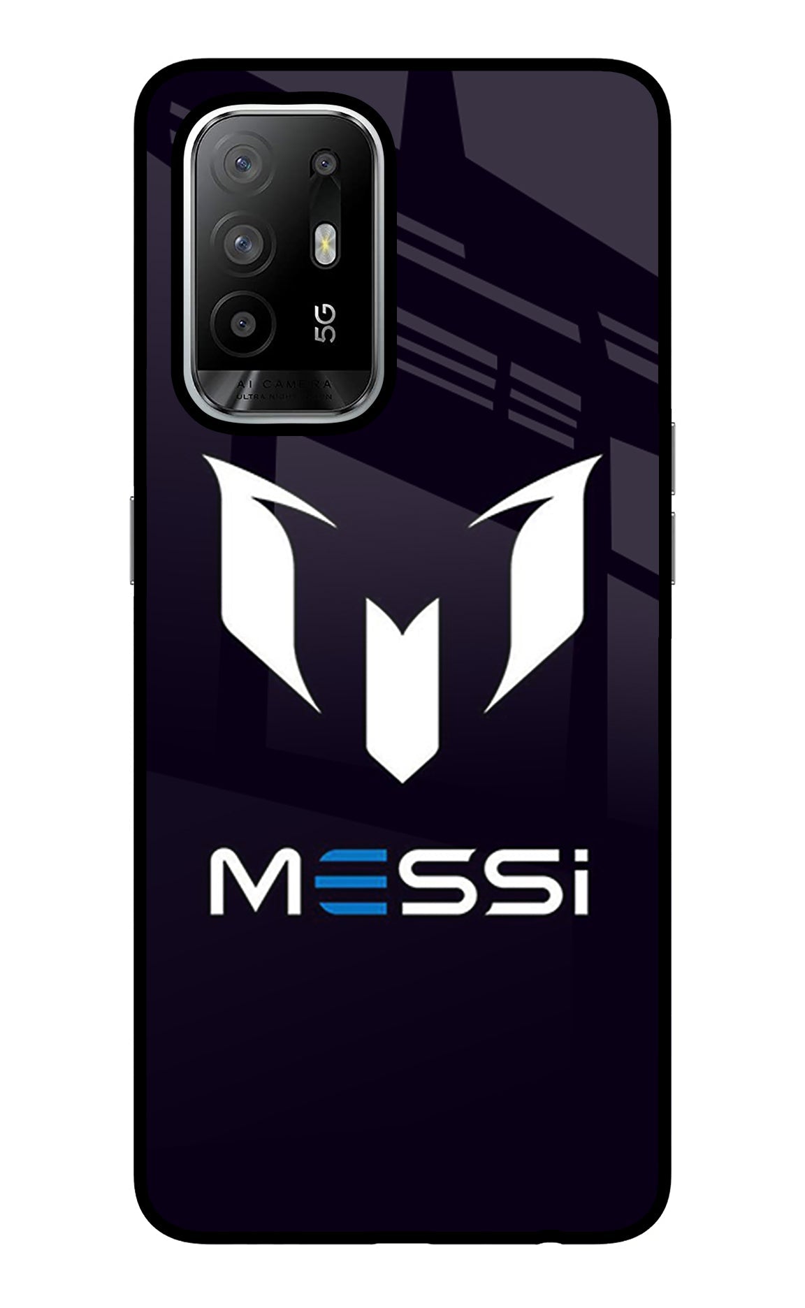 Messi Logo Oppo F19 Pro+ Back Cover