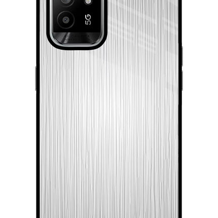 Wooden Grey Texture Oppo F19 Pro+ Glass Case Back Cover by Casekaro