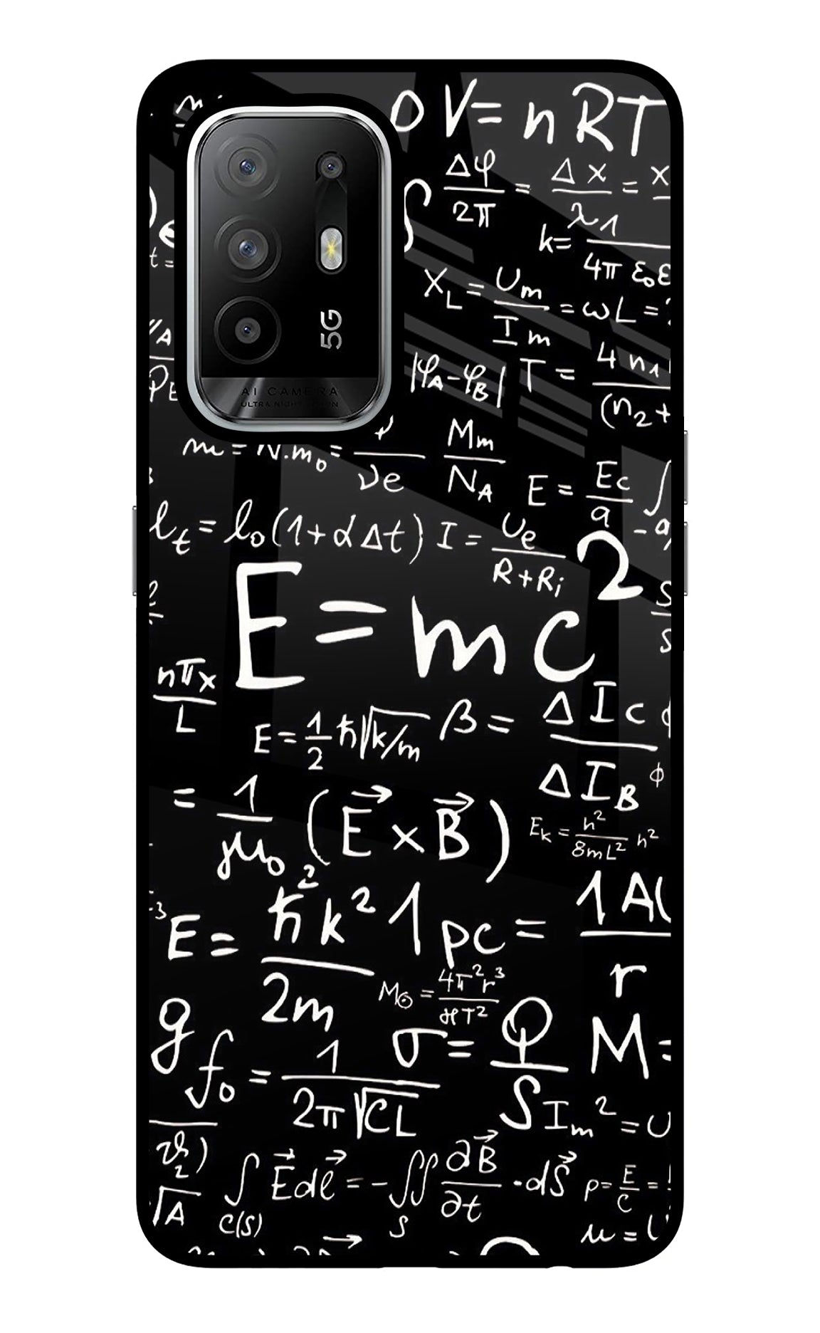 Physics Formula Oppo F19 Pro+ Back Cover