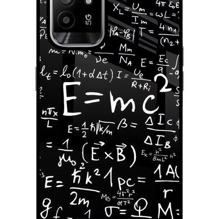 Physics Formula Oppo F19 Pro+ Glass Case Back Cover by Casekaro