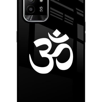 Om Oppo F19 Pro+ Glass Case Back Cover by Casekaro
