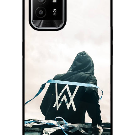 Alan Walker Oppo F19 Pro+ Glass Case Back Cover by Casekaro