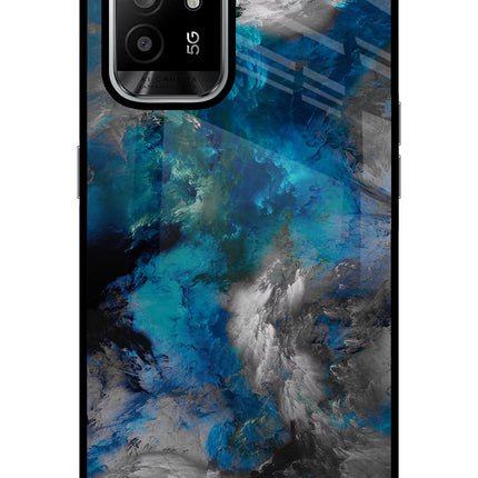 Artwork Oppo F19 Pro+ Glass Case Back Cover by Casekaro