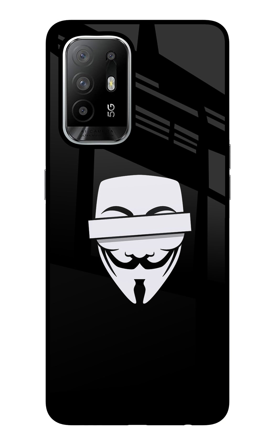 Anonymous Face Oppo F19 Pro+ Back Cover