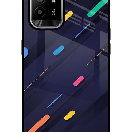 Abstract Design Oppo F19 Pro+ Glass Case Back Cover by Casekaro