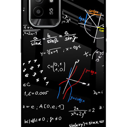 Mathematics Formula Oppo F19 Pro+ Glass Case Back Cover by Casekaro