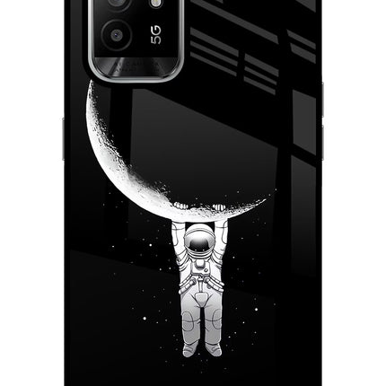 Moon Space Oppo F19 Pro+ Glass Case Back Cover by Casekaro
