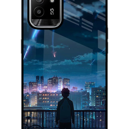 Anime Oppo F19 Pro+ Glass Case Back Cover by Casekaro