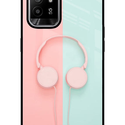 Music Lover Oppo F19 Pro+ Glass Case Back Cover by Casekaro