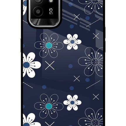 Flowers Oppo F19 Pro+ Glass Case