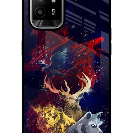 Game Of Thrones Oppo F19 Pro+ Glass Case Back Cover by Casekaro