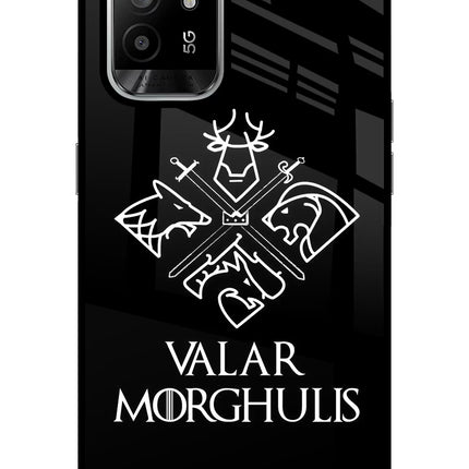 Valar Morghulis | Game Of Thrones Oppo F19 Pro+ Glass Case Back Cover by Casekaro