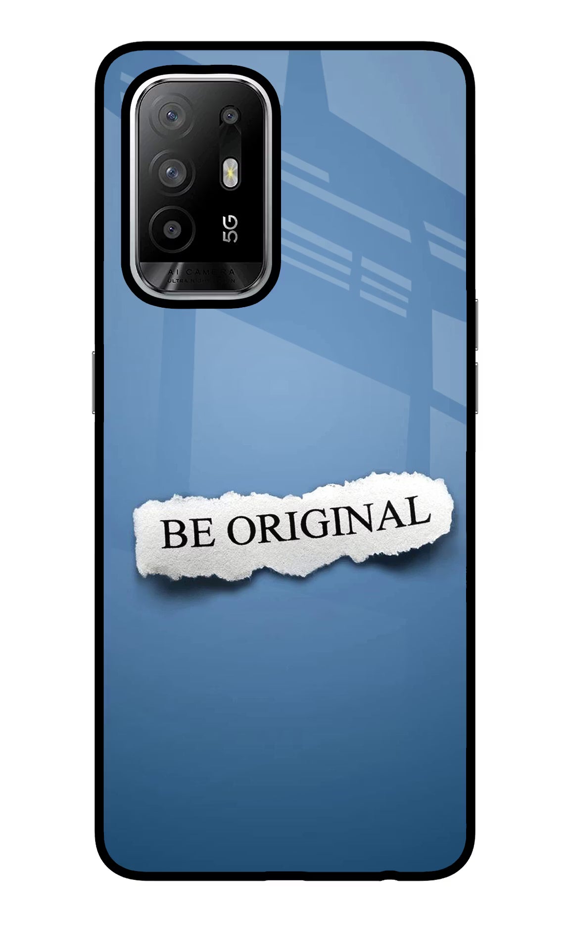 Be Original Oppo F19 Pro+ Glass Case Back Cover by Casekaro