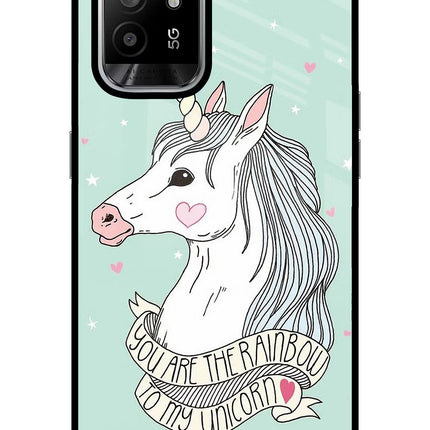 Unicorn Wallpaper Oppo F19 Pro+ Glass Case
