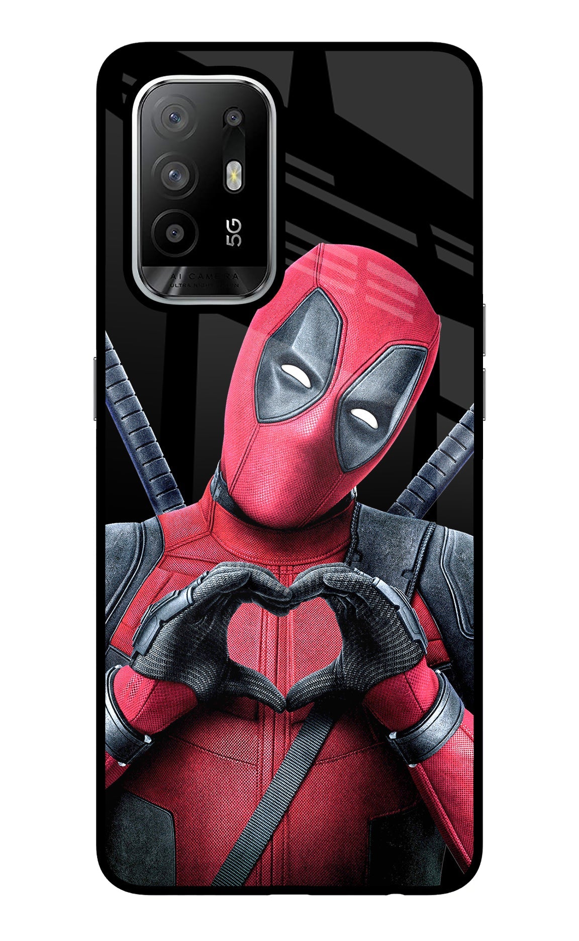 Deadpool Oppo F19 Pro+ Glass Case