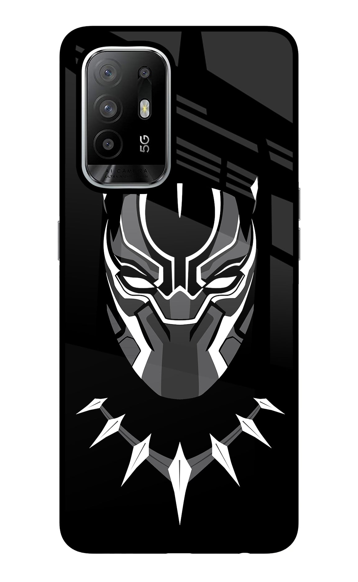 Black Panther Oppo F19 Pro+ Back Cover