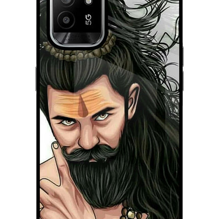 Mahadev Oppo F19 Pro+ Glass Case Back Cover by Casekaro