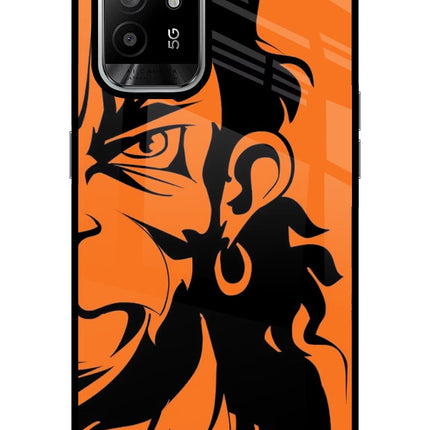 Hanuman Oppo F19 Pro+ Glass Case Back Cover by Casekaro