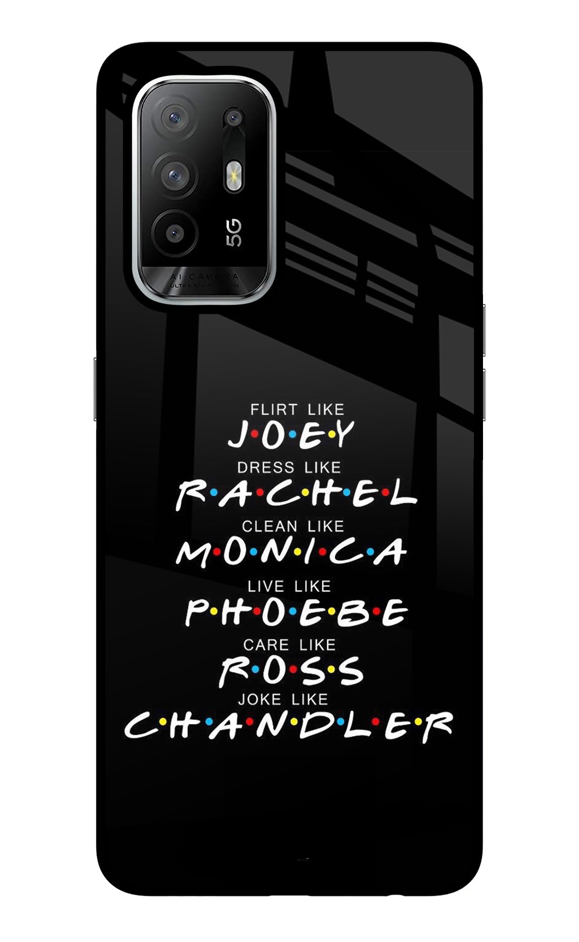 FRIENDS Character Oppo F19 Pro+ Back Cover