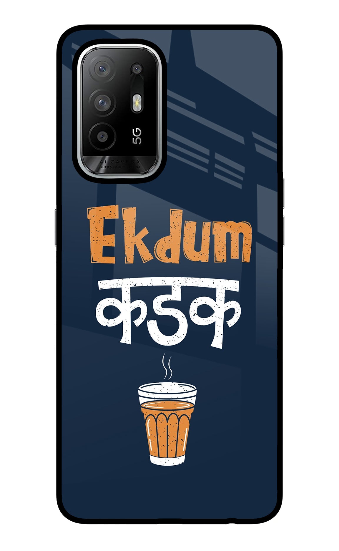 Ekdum Kadak Chai Oppo F19 Pro+ Back Cover