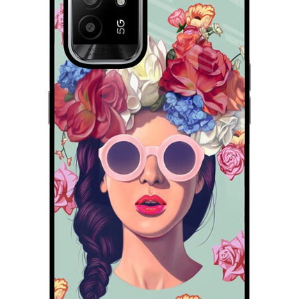 Pretty Girl Oppo F19 Pro+ Glass Case