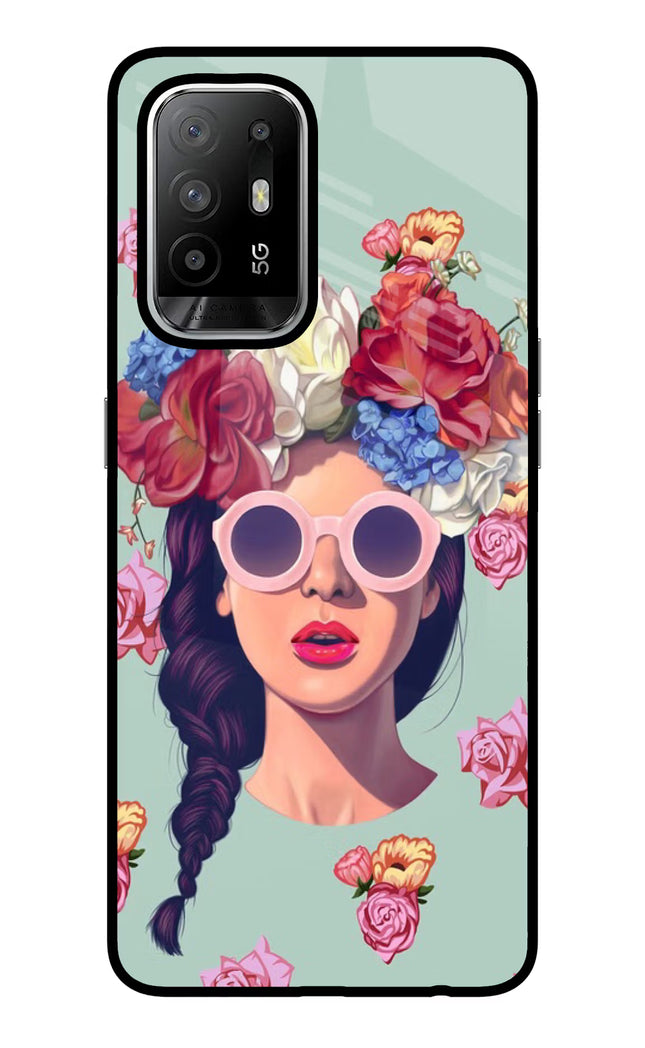 Pretty Girl Oppo F19 Pro+ Glass Case