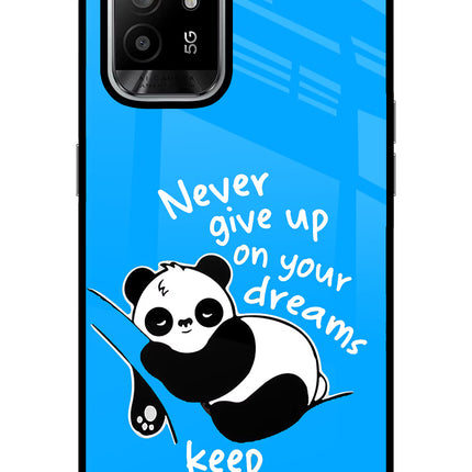 Keep Sleeping Oppo F19 Pro+ Glass Case Back Cover by Casekaro