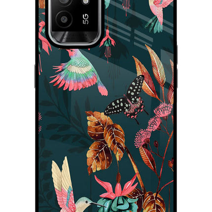 Birds Oppo F19 Pro+ Glass Case