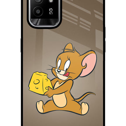 Jerry Oppo F19 Pro+ Glass Case Back Cover by Casekaro