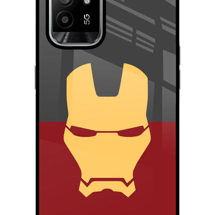 Ironman Oppo F19 Pro+ Glass Case Back Cover by Casekaro