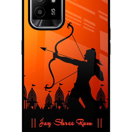 Lord Ram - 4 Oppo F19 Pro+ Glass Case Back Cover by Casekaro