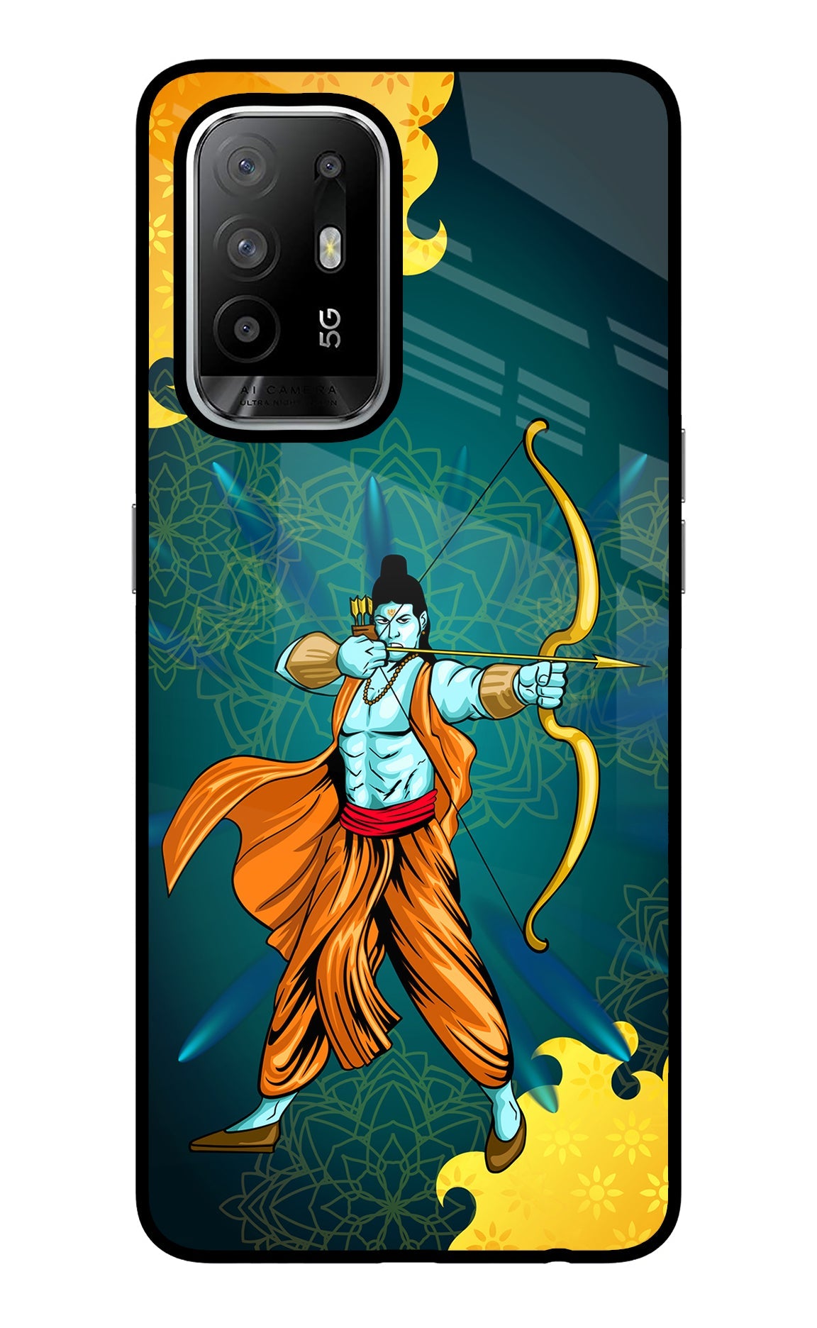 Lord Ram - 6 Oppo F19 Pro+ Back Cover